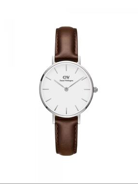 Daniel Wellington Classic Men’s Brown Leather Strap Watch - Brown/White